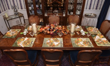 Table setting for Autumn